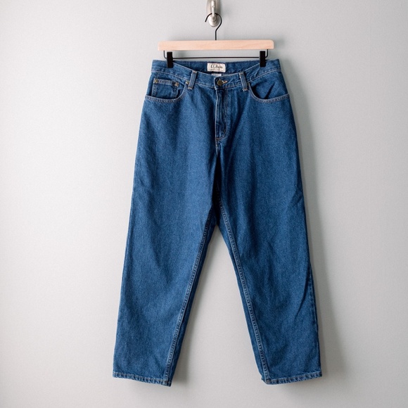 Vintage Women's L.L. Bean Relaxed Fit Jeans Size 12P - Picture 1 of 9